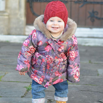 Valentine Cable Hat