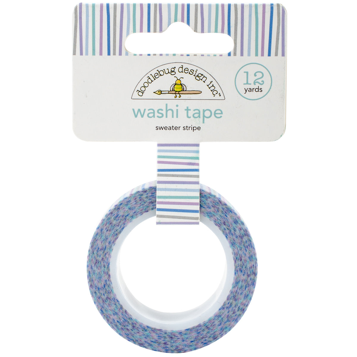 Doodlebug Washi Tape 15mmX12yd - Polar Pals Sweater Stripe