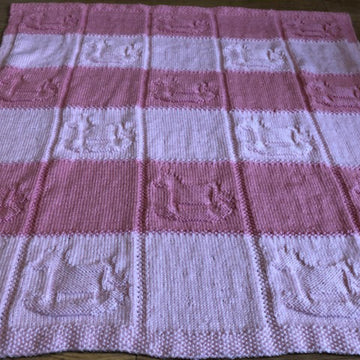Rocking Horse Baby Blanket