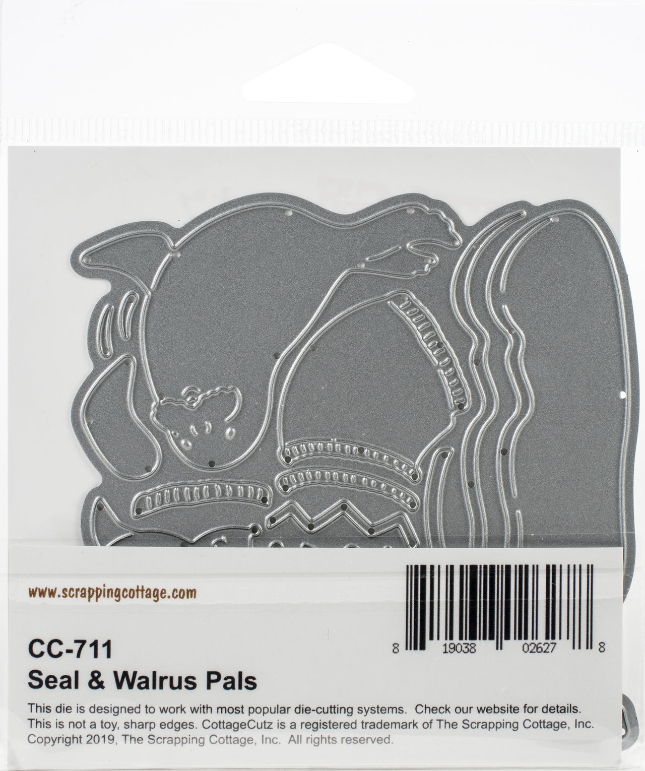 CottageCutz Dies - Seal & Walrus Pals, 1.6" To 2.8"