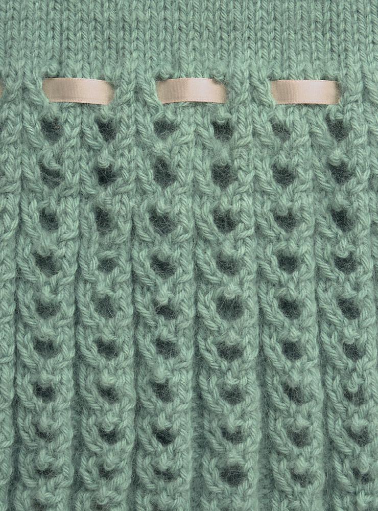 Ribbon Waist Pullover #138