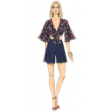 Vogue Misses' Top, Shorts and Pants V9319 - Sewing Pattern