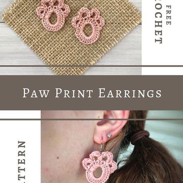 Paw Print Earrings