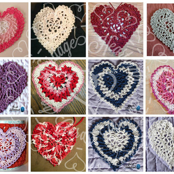Build-a-Heart, Lacy Heart Applique or Ornament