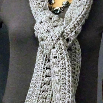 Bead Stitch unisex scarf