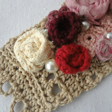 Shabby Chic FLower Bracelet