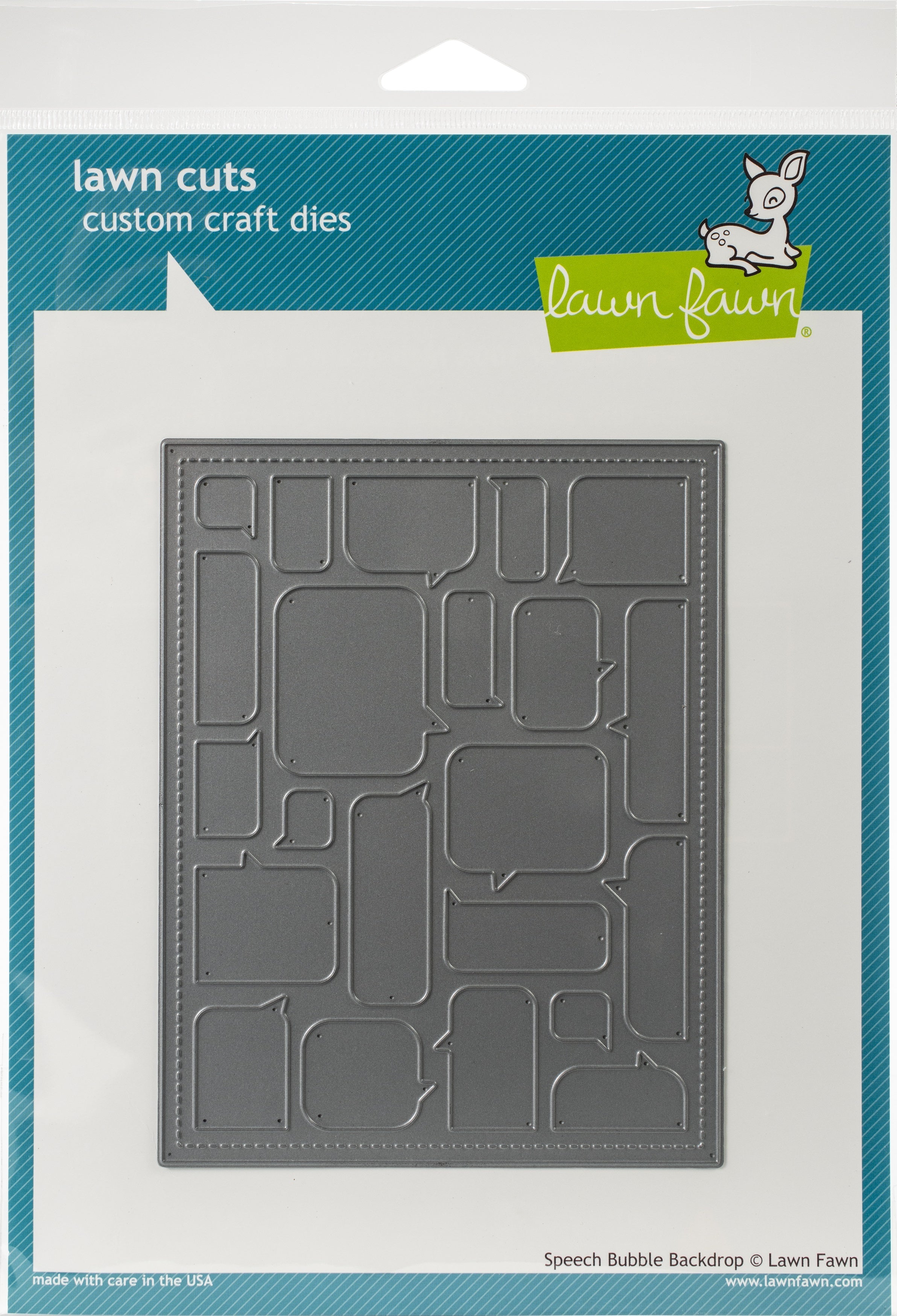 Lawn Fawn Lawn Cuts Custom Craft Die - Speech Bubble Backdrop