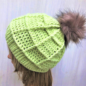 Squarish Hat & Messy Bun Hat