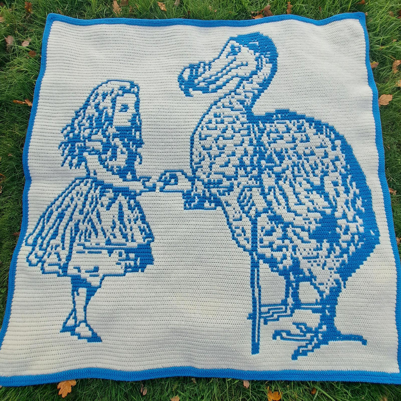 Alice and the Dodo | Overlay Mosaic Blanket