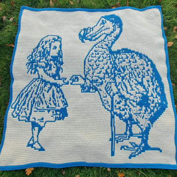 Alice and the Dodo | Overlay Mosaic Blanket