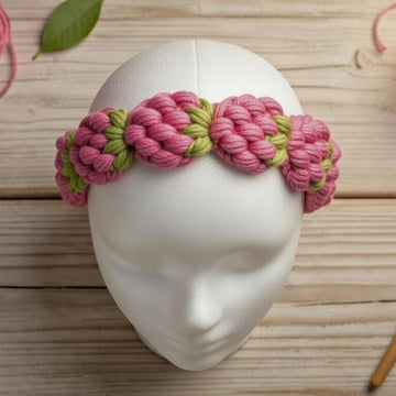 Crochet Strawberry Hair Band – PDF Pattern + Video Tutorial