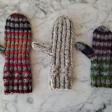 Simple Cable Mittens