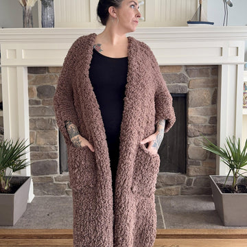 Plush Blanket Cardigan