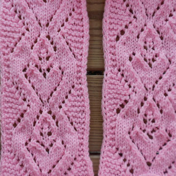 Valentines In Lace Scarf