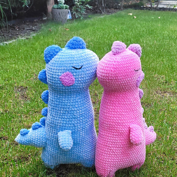 Sleeping Dinos, Easy Dinosaur Amigurumi