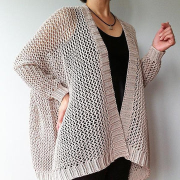 Angelina - easy trendy cardigan (knit)