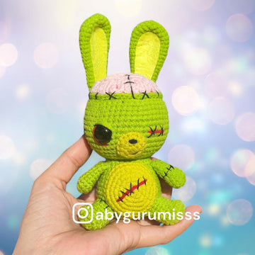 Zombie bunny rabbit Halloween