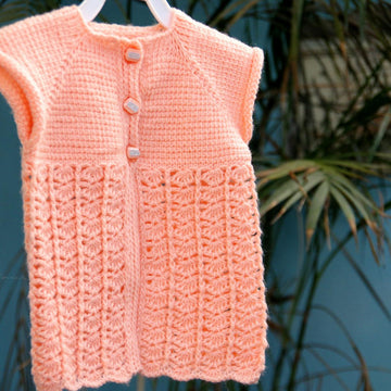 Peachy Sorbet Tunisian