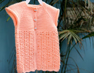 Peachy Sorbet Tunisian