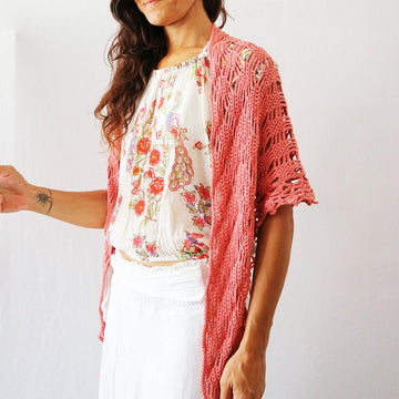 Bougainvillea Shawl
