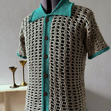 Two Yarn Mesh Shirt