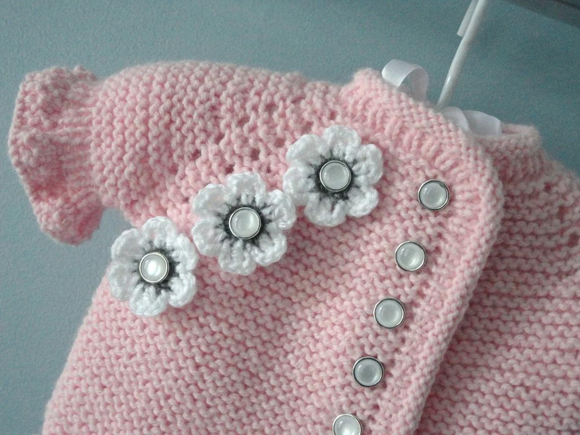 Knitting PATTERN Baby Jacket Baby Girl Cardigan Harper