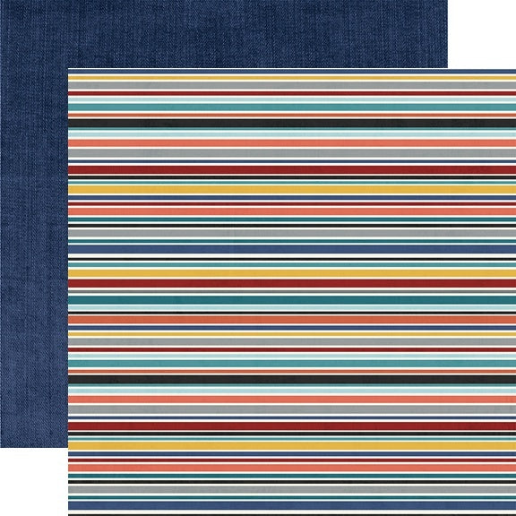 Simple Stories Bro & Co. Double-Sided Cardstock 12"X12" 25/Pkg - Send It!