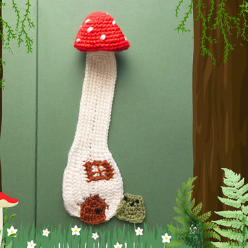 Mushroom House & Frog Bookmark