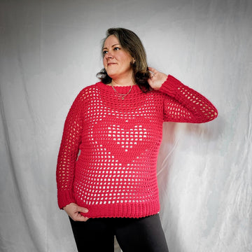 Valerie Heart Sweater