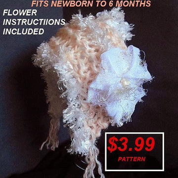 736 KNIT Photo Prop Baby Hat