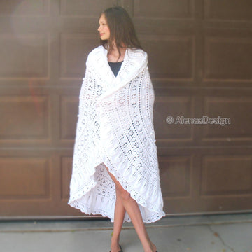 Floral Lace Afghan