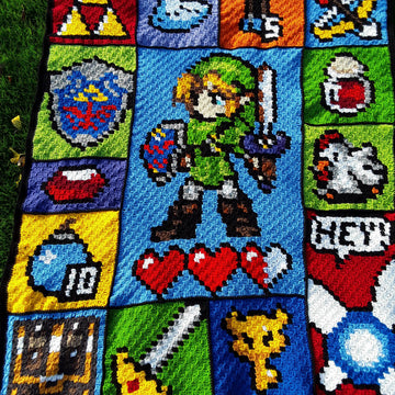 The Legend of Zelda inspired graph for C2C blanket
