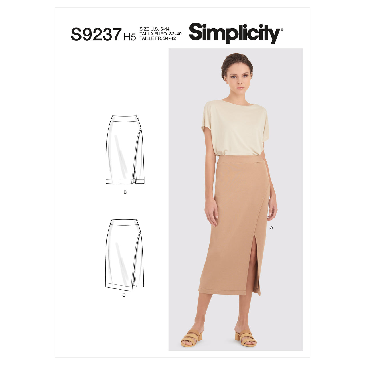 Simplicity Misses' Skirts S9237 - Sewing Pattern