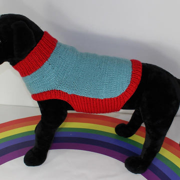 Dog Chunky 2 Colour Side Button Coat