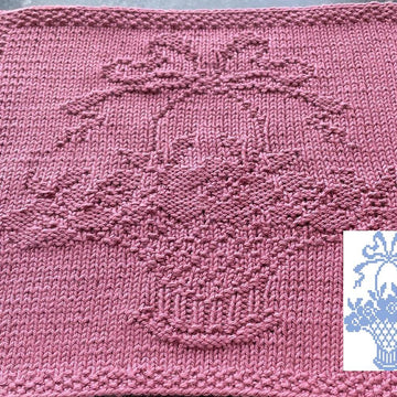 Nr. 823 - basket with flowers 65 stitches