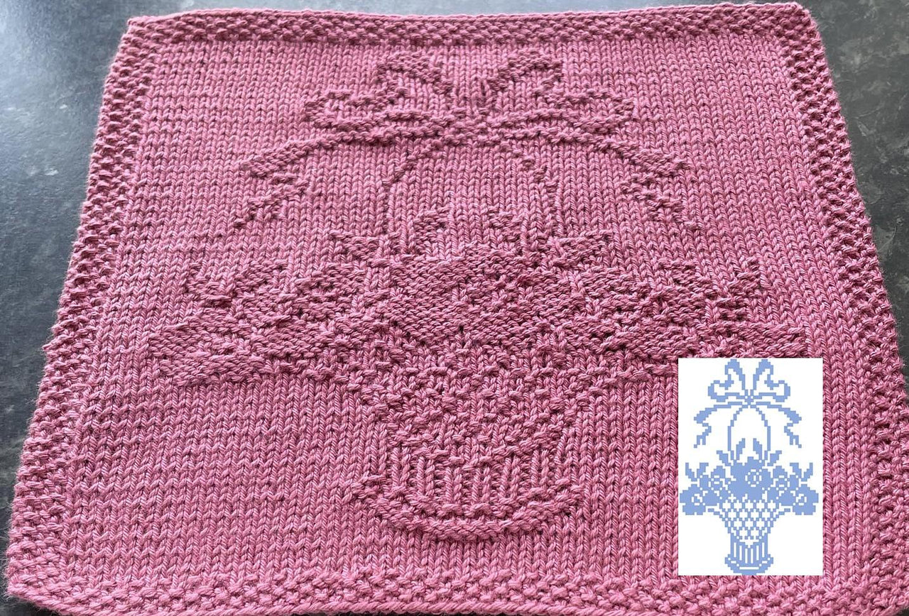Nr. 823 - basket with flowers 65 stitches