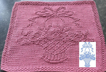 Nr. 823 - basket with flowers 65 stitches