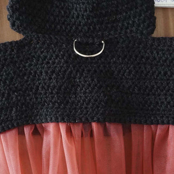 Crochet Pattern for the dog harness with tulle dress!