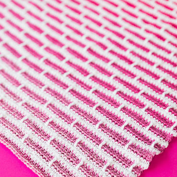 Brickwork baby blanket
