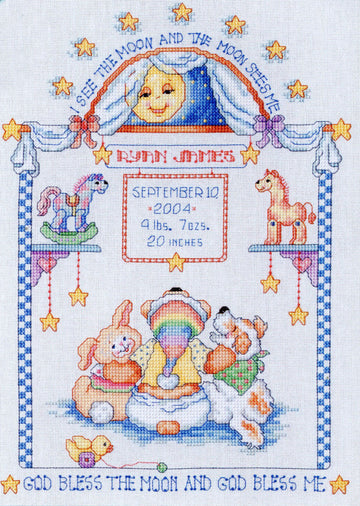 I See The Moon Birth Announcement - PDF