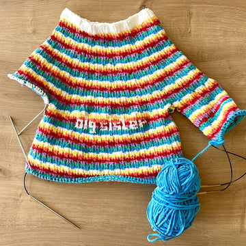 Colourful big sister dress
