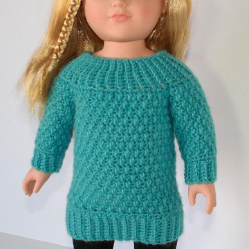 Cobblestones Sweater Dress for 18" dolls