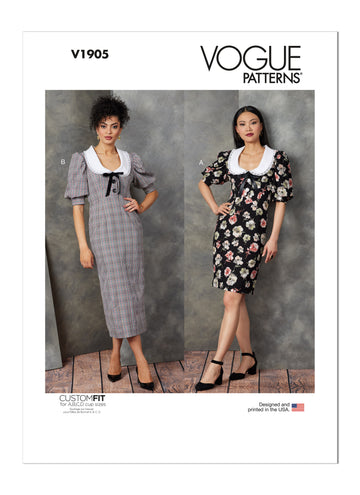 Vogue Sewing Misses' Dress V1905 - Sewing Pattern