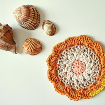 Desert Flower Coaster - Home Decoration Crochet Pattern