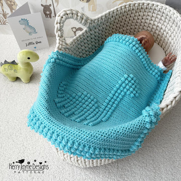 One Little Dinosaur Blanket UK