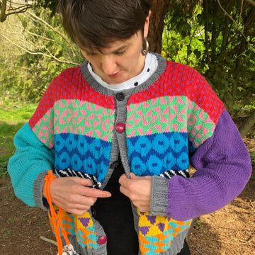 Tocapus Geometric Cardigan