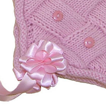 Entrelac Pixie Bonnet