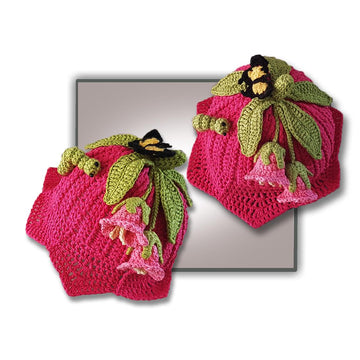 Pink Lily Hat  (Birth to Teen, plus)