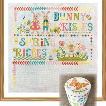 Tiny Modernist Easter Wishes - Leaflet