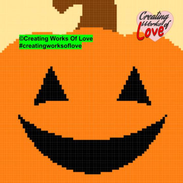 Halloween Pumpkin C2C Graph